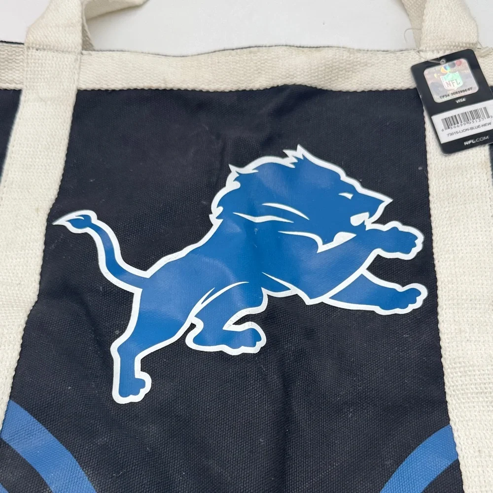 Detroit Lions NFL Blue and White Tote Bag TOT9412C